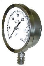 Model 4501-SC-454D gauge, 4.5 dial, 1/4 mount, 0-60 PSI